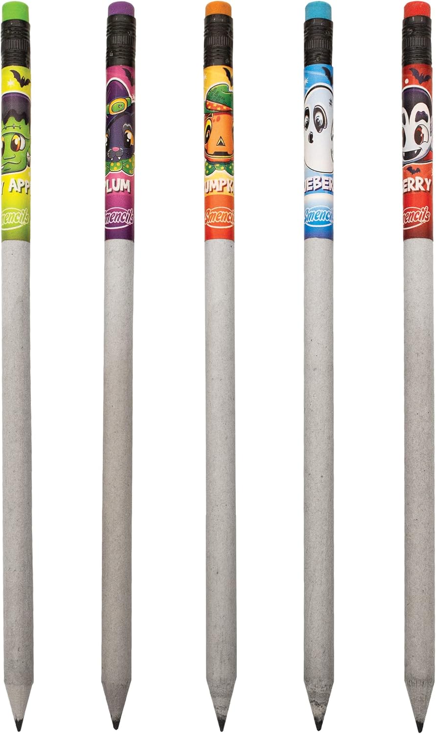 Spring Smencils - HB #2 Scented Pencils, 5 Count, Gifts for Kids, School Supplies, Classroom Rewards, Easter basket stuffers