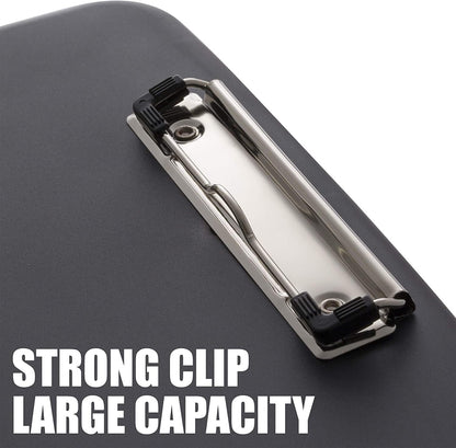 Officemate Slim Clipboard Storage Box, Charcoal (83303)