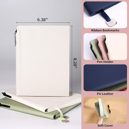 Lined Journal Notebook for Women A5 Softcover Journals for Writing 160 Pages Daily Journaling College Ruled Notebooks for Work School Note Taking, Business 6.38'' X 8.28''