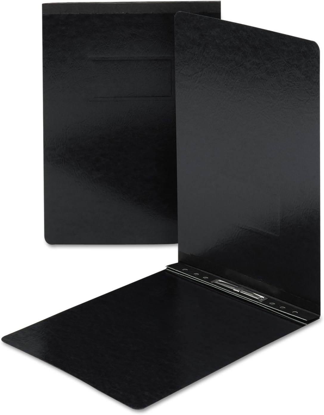 Smead PressGuard Report Cover, Metal Prong with Compressor, Top Fastener, 350 Sheets/3" Capacity, 11 x 17, Black (81178)