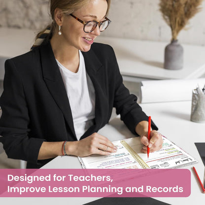 Planner 2026-2027, Academic Year Monthly and Weekly Calendar Planner, Jul 2026 - Jun 2027, Hardcover Teacher Student Planning Agenda book with Tabs, Perfect for School Office Supplies, 6.3" x 8.5" - Wildflowers
