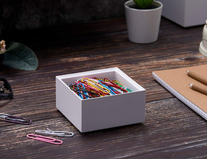 Bostitch Office Konnect Desk Organizer Accessory Tray, Stacks for Desktop Storage, Black