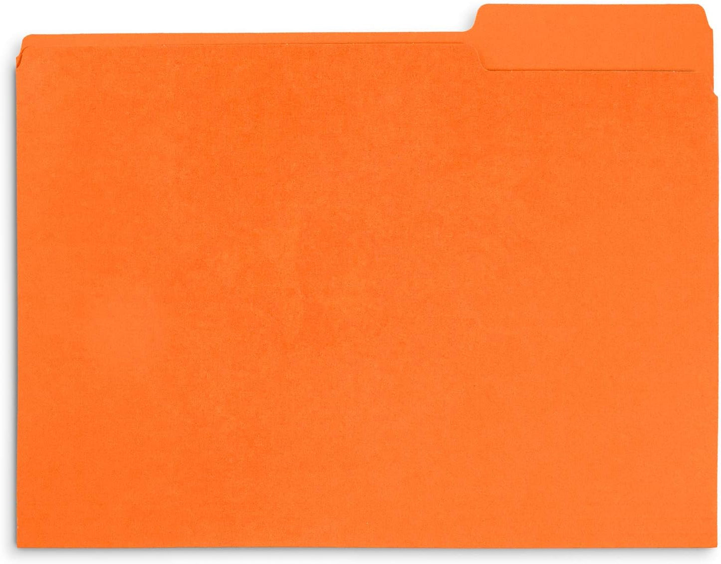 File Folder, 1/3 Cut Tab, Letter Size, Yellow, Great for Organizing and Easy File Storage, 100 Per Box