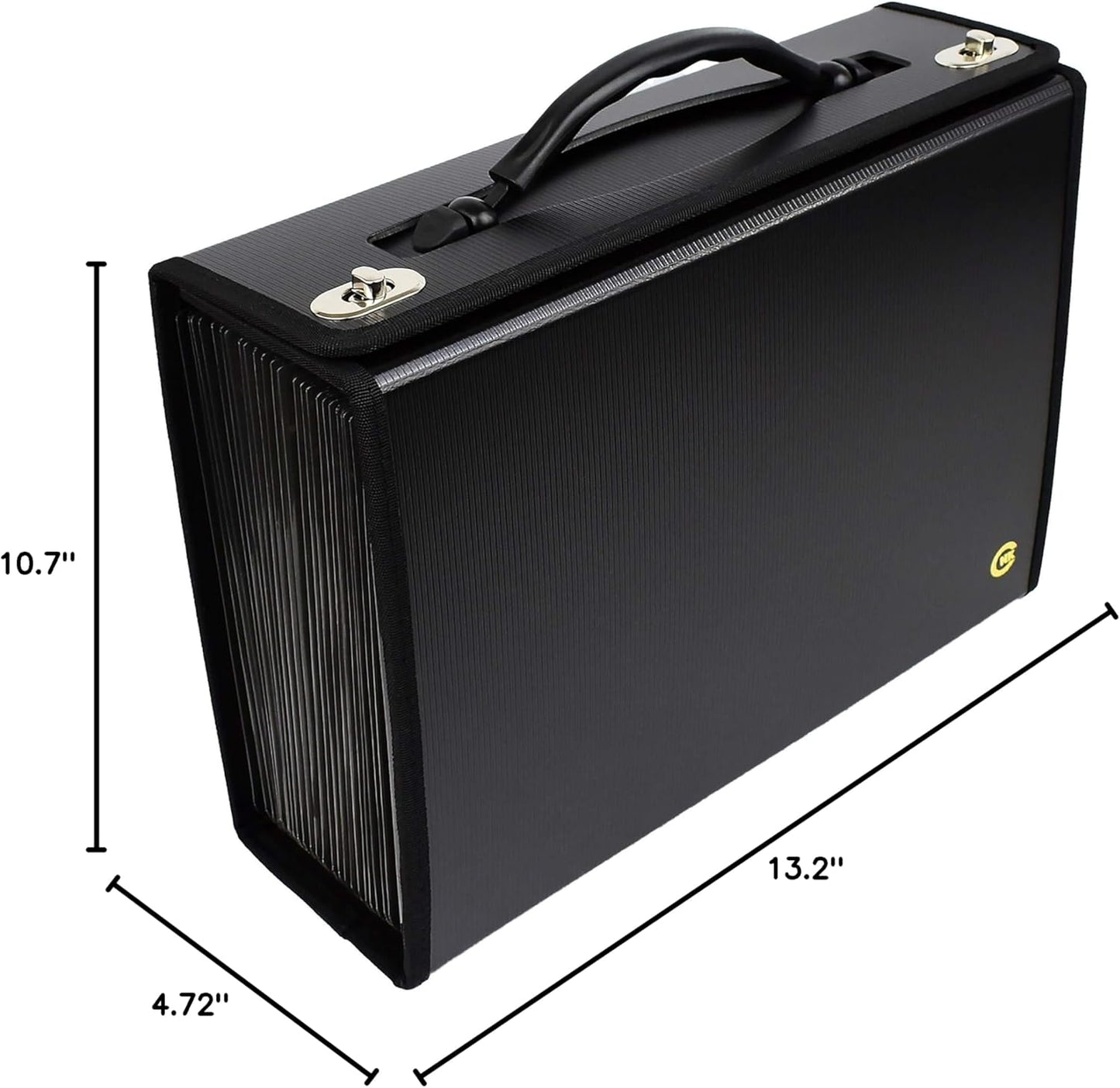 CNK Accordion File Folders with 24 Pockets Organizer for Document Paper Storage Folder Documents Expanding Binder Folio Pocket Receipt Filing Expandable Files Dividers Labels Letter Durable Handle