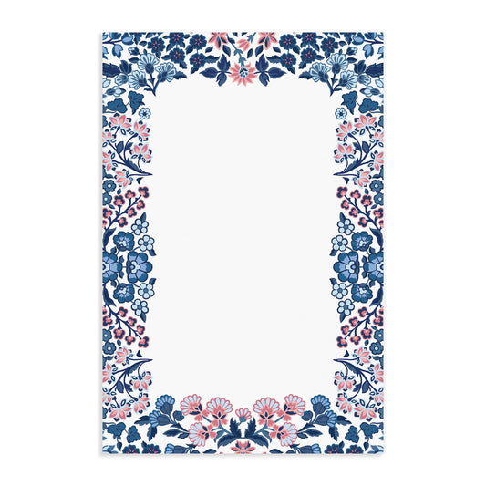 Galison Liberty Tanjore Gardens Memo Pad from Galison - Message Note Pad with Unique Floral Print, Includes 60 Sheets of the Same Design, 6" x 9", Beautiful Edition to Any Home or Office