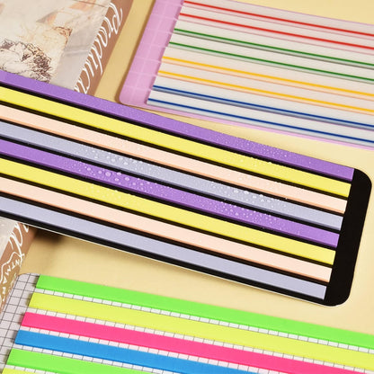 BAYTORY 1380Pcs Transparent Highlighter Tape Reusable, Clear Sticky Tabs for Annotating Books, Long Highlighting Strips Page Markers Index Tabs, Sticky Notes Aesthetic Office School Supplies