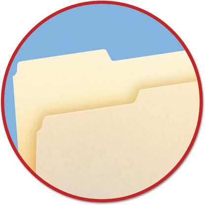 Smead File Folder, 1/3-Cut Tab, Left Position, Letter Size, Manila, 100 per Box (10331)