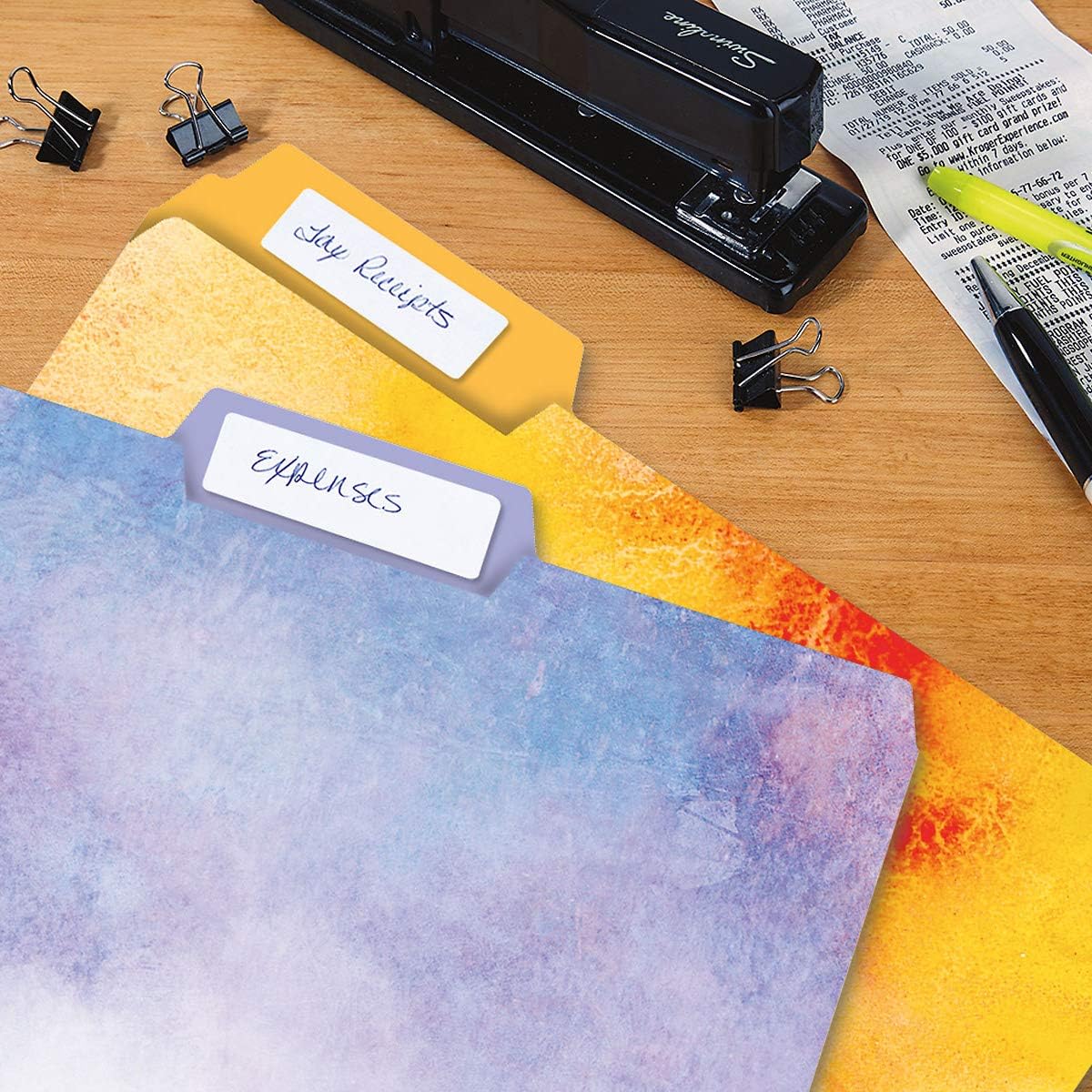 Current Floral Fun File Folders Value Pack - Bulk Set of 24, 6 Pretty Decorative Designs, 1/3 Cut Tabs, Heavy-Duty Paper Stock, Office Supplies for Home & Work, 9-½” x 11-¾” Letter Size