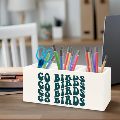 Teacher Appreciation Gifts, Boho Rainbow Teacher Wooden Pen Pencil Holder for Office Desk, Back to School Supplies Gifts for Teachers, It's a Good Day to Teach Tiny Humans