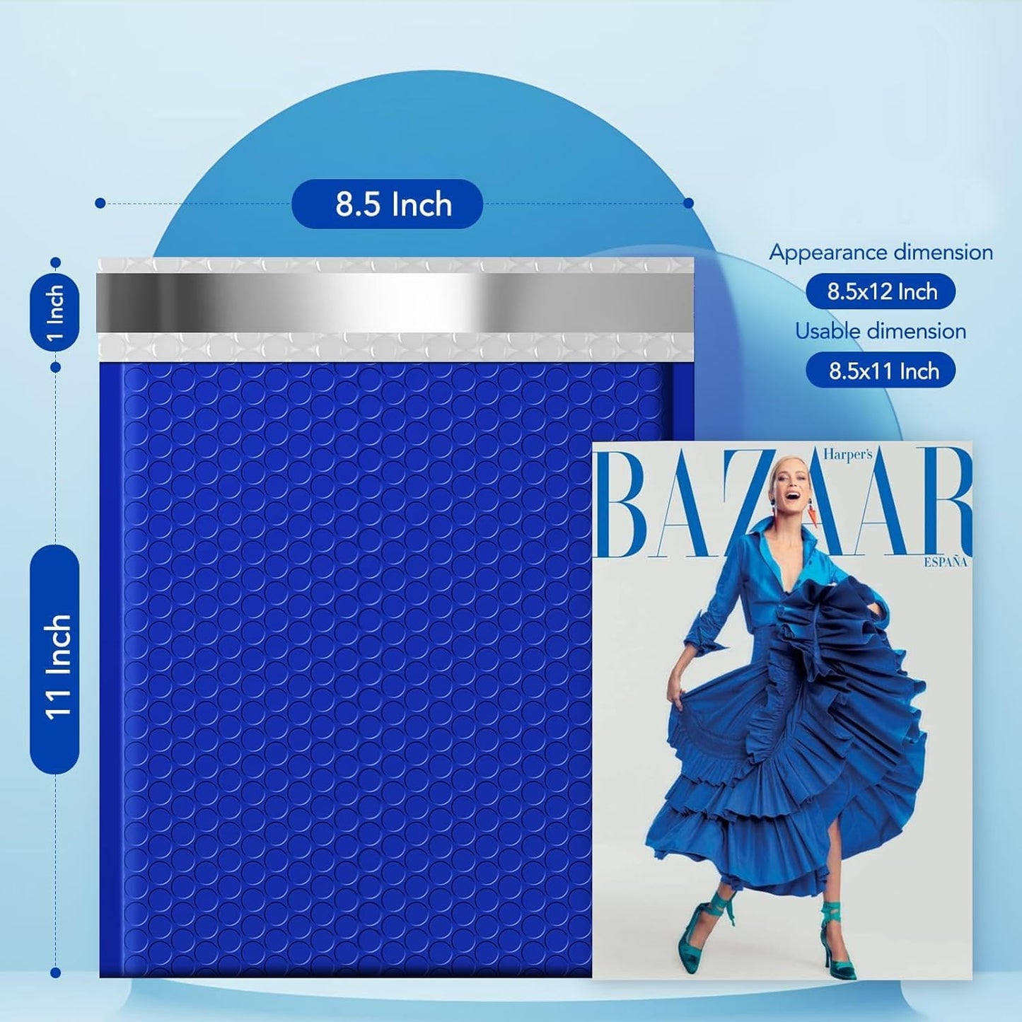 Fuxury Bubble Mailers 10.5x16 Inch 40 Pack Self Seal Padded Envelopes Waterproof Mailing Envelopes Bubble Padded Cushioning Padded Mailers Bubble Bags for Packaging Small Business Large #5 Black