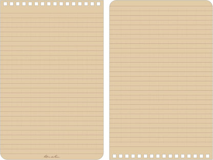 Rite in the Rain Weatherproof Top Spiral Notebook, 5.5" x 8.5", Tan Cover, Universal Pattern (No. T958)