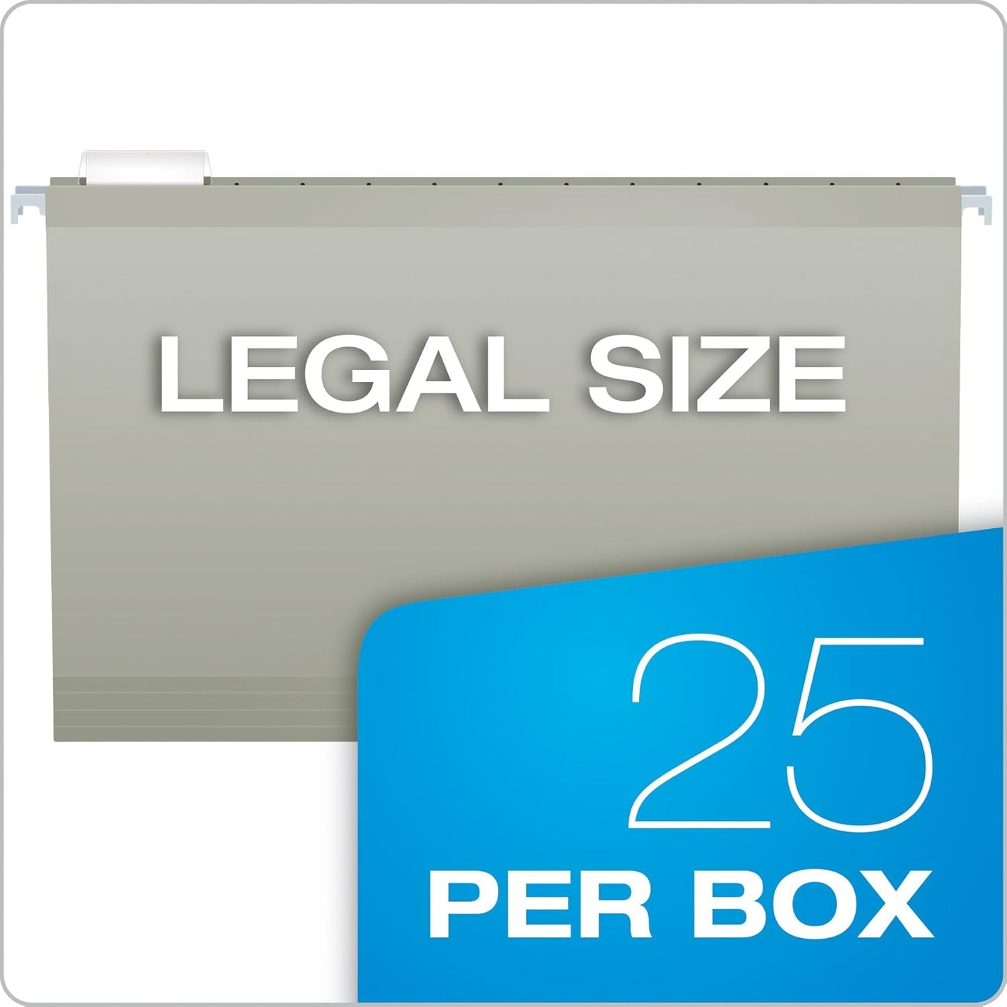Pendaflex Hanging File Folders, Legal Size, Aqua (PFX415315AQU)