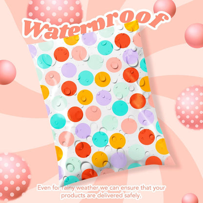 Metronic Cute Poly Mailers 10x13" 50pc Small Shipping Bags, Strong Adhesive Mailers Poly Bags for Business, Waterproof Mailing Envelopes for Packing Shipping Clothes Gifts, Gradient BluePink