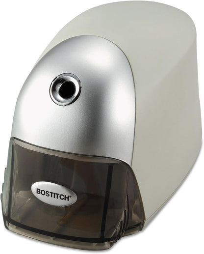 Bostitch Office QuietSharp Executive Heavy Duty Electric Pencil Sharpener for 65% Faster Sharpening and 6X Longer Cutter Life - Colored Pencil Compatible, Black