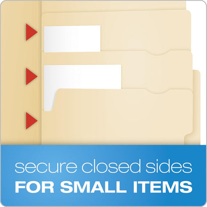 Pendaflex Divide It Up File Folders, Paper and Documents Organizer, Folder with Pockets, Manila File Organizer for School, Home and Office, Letter Size, 24/Pack (10770)