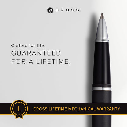 Cross AT0115-18 Calais Matte Metallic Rollerball Pen, Midnight Blue