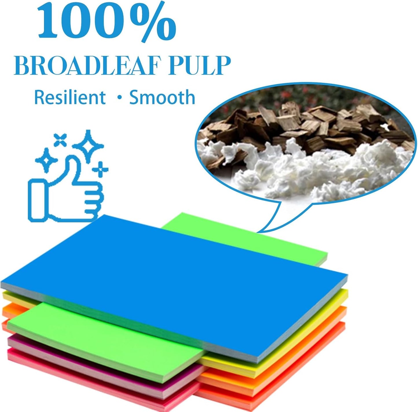 Index Cards 140-Count 5x8 Inch,178GSM Heavyweight Set of 7 Colors Paper Multicolor Study Cards (Rainbow)