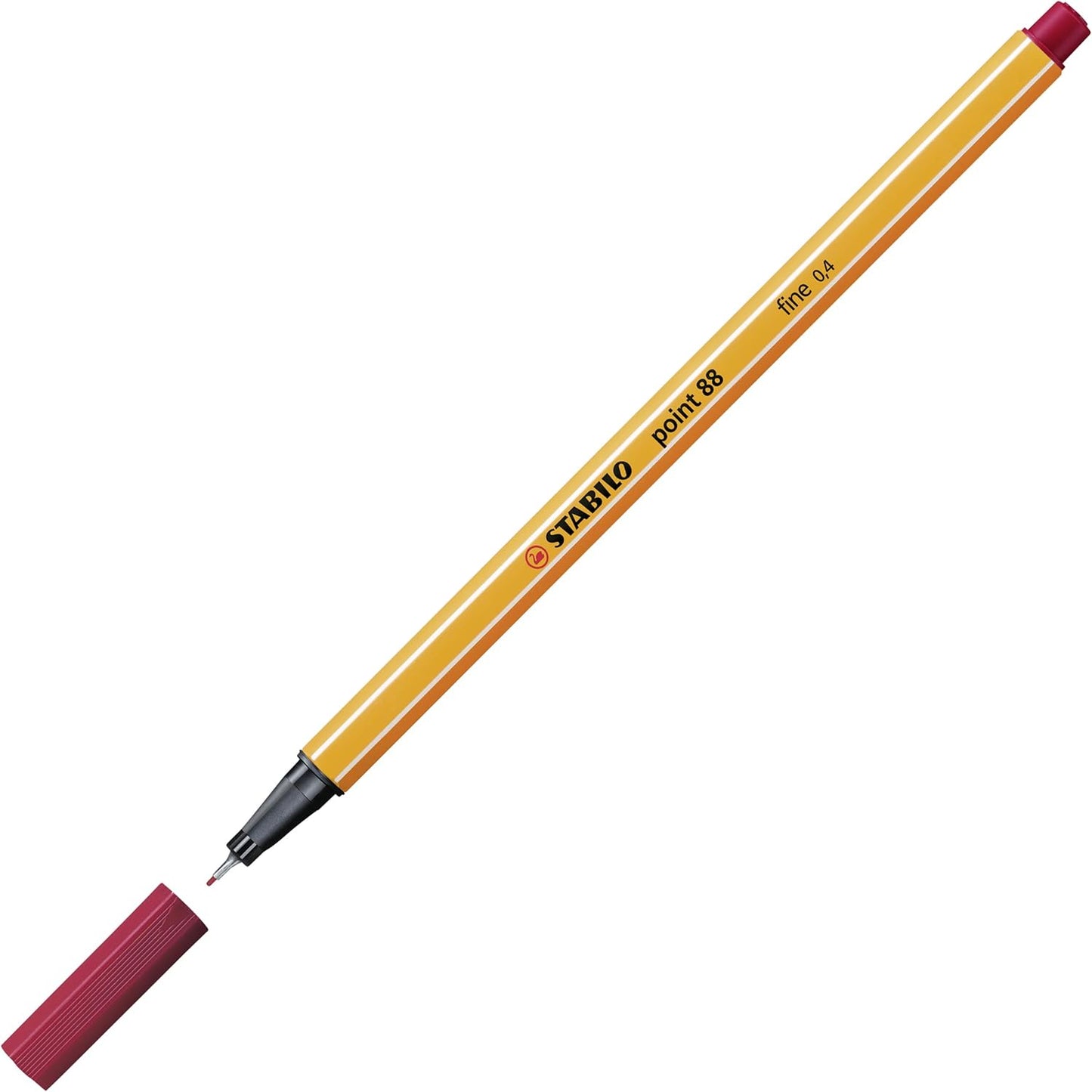 Fineliner - STABILO Point 88 - Pack of 10 - Red
