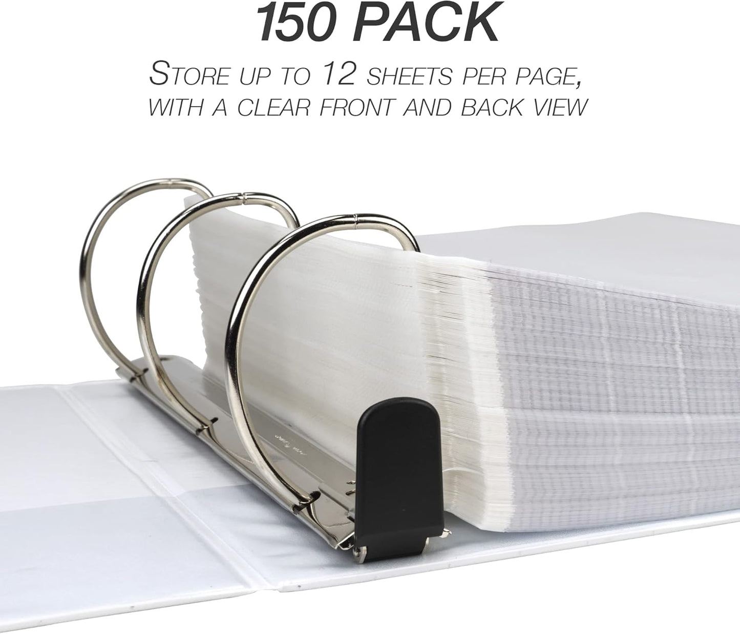 Samsill Ultra Clear Sheet Protectors, 250 Pack, 8.5x11 Inch Page Protectors for 3 Ring Binder, Premium Heavy Duty, Letter Size, Top Loading, Acid Free