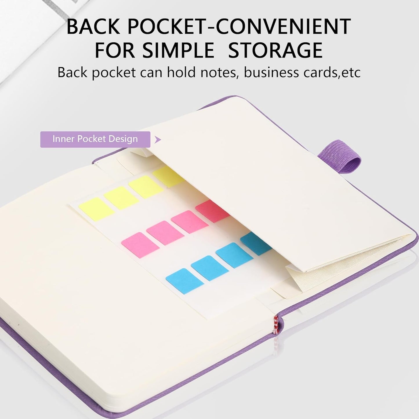BOBO RABBIT 3 Pack Pocket Small Notebooks Total 600 Pages A6 Moon Star Aesthetic Mini Compact Journal Notebook For Note Taking Journaling Hardcover Leather College Ruled Lined Note Pads for Women Men Travel Office School