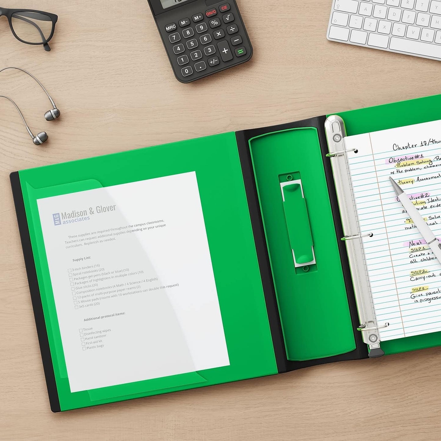 Staples Better Binder 2-Inch D-Ring View Binder, Reinforced Spine, Holds Up to 540 Sheets, Teal, for Office & School