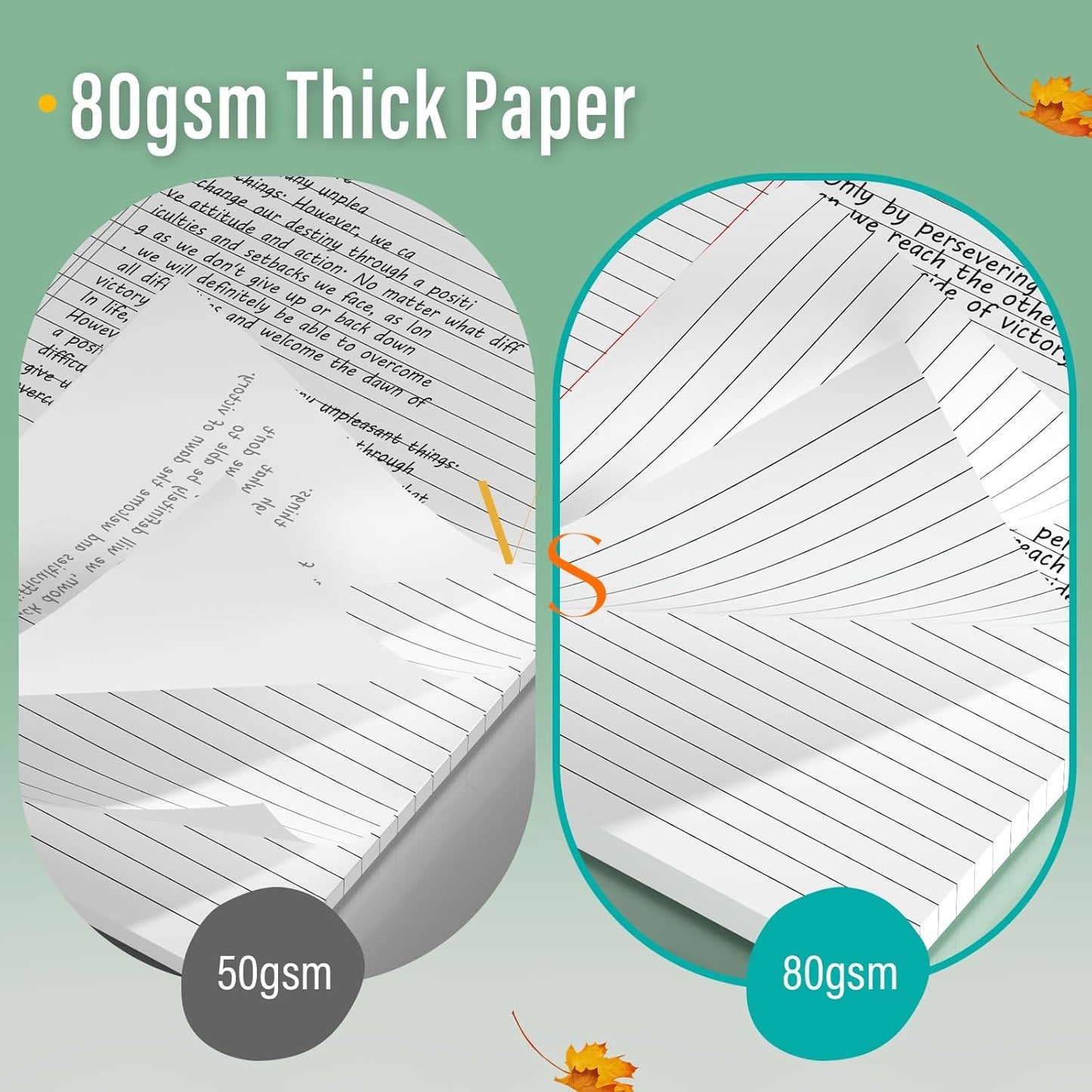 Nichela 5" x 8" Note Pads 6 Pack of Legal Pads Narrow Ruled Notepad with Perforated Notepads 30 Sheets Small Writing Pads 21lb Legal Pad Quality Paper Ideal for Home, Office, or School Use