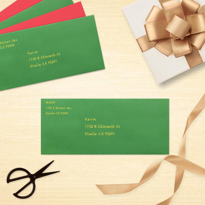 50 Pack #10 Business Envelopes, Sage Green Standard Envelopes Self Seal, Letter Size Mailing Envelopes for Checks Letters Invoices Statements Birthday Graduation Wedding, 4 1/8 x 9 1/2 Inch