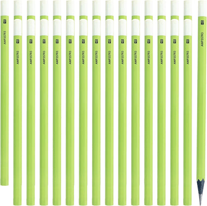M&G Wood-Cased HB Pencils, 30 Count Green Barrel Black Wood, Hexagonal #2 HB Soft Bulk Pencils for School, Office, Unsharpened, No Eraser, Anti-Bite Tip, for Writing, Drawing & Sketching