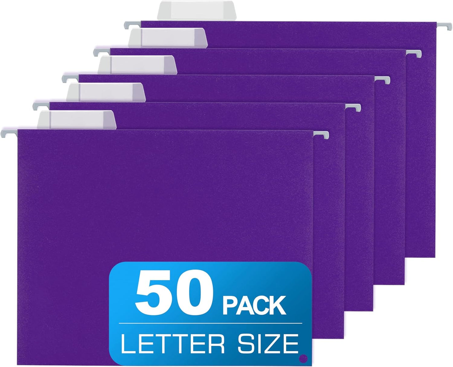 25 Packs Hanging File Folders,Black Letter Size File Folder,Designed for Bulky Files,Filing Cabinet,1/5 Adjustable Tabs for Office,School,Home