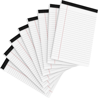 Legal Pads 8.5 x 11 White Note Pads 8.5 x 11 In 2 Pack Notepads 8.5 x 11 Writing Pads of Paper 8.5 x 11 Legal Notepads Wide Ruled White Lined Paper Pads 8.5 x 11 30 Sheets Per Legal Note Pads 8.5 x 11