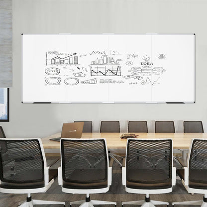 VIZ-PRO Magnetic Whiteboard/Dry Erase Board, 18 X 12 Inches, Includes 1 Eraser & 2 Markers & 4 Magnets