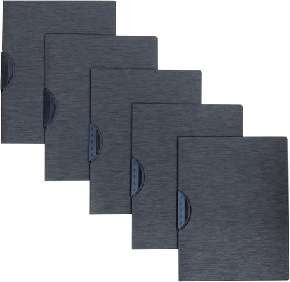 C-Line Modern Metallic Executive Style Report Cover, Blackened Bronze, Pack of 5 (33316), 1 1/4" x 9" x 11 3/4"