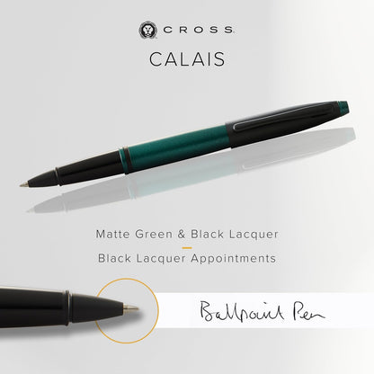 Cross AT0115-18 Calais Matte Metallic Rollerball Pen, Midnight Blue