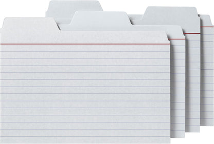 Find It Tabbed Index Cards, 4 x 6 Inches, Assorted Colors, 48-Pack (FT07218)