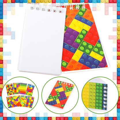 Hooqict 24 Pack Small Pocket Notebook Mini Notebooks Bulk Small Spiral Notepads with 8 Colors, Memo Note Pads for Kids, Work, Office, School, 3.9 x 2.4 Inches