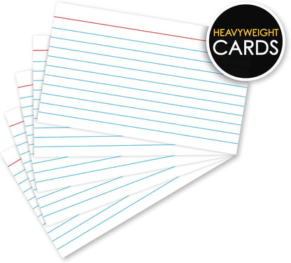 iScholar Index Cards, Ruled, Colored, 3 x 5 Inches, 100 Card Pack (03516)