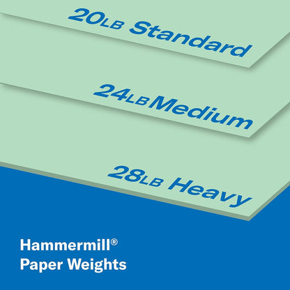 Hammermill Colored Paper, 20lb Pink Printer Paper, 8-1/2 x 11- 1 Ream (500 Sheets) - Made in the USA, Pastel Paper, 103382R