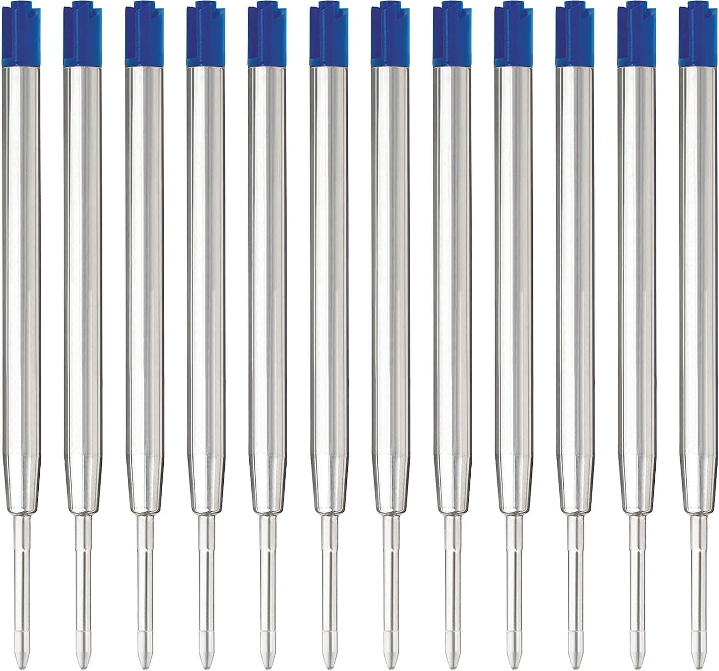Black Ink Pen Refills Ballpoint Black, 12 Pack Ballpoint Pen Refills Medium Point 1.0mm Tip Smooth Writing Pen Refill (12 Black)