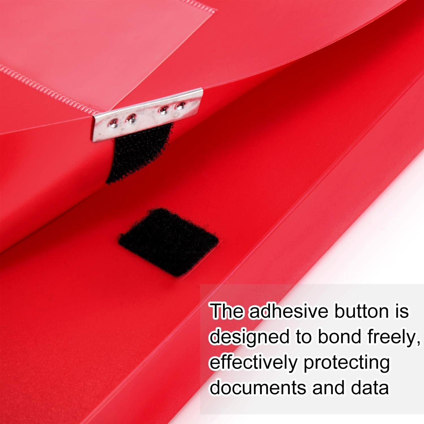 HUA JIE A4 Storage File Boxes Plastic Archives Cases with Lid, File Folder Organizer Document Filing Box for office,31×7.5×23.5 cm, Black(Pack of 4)