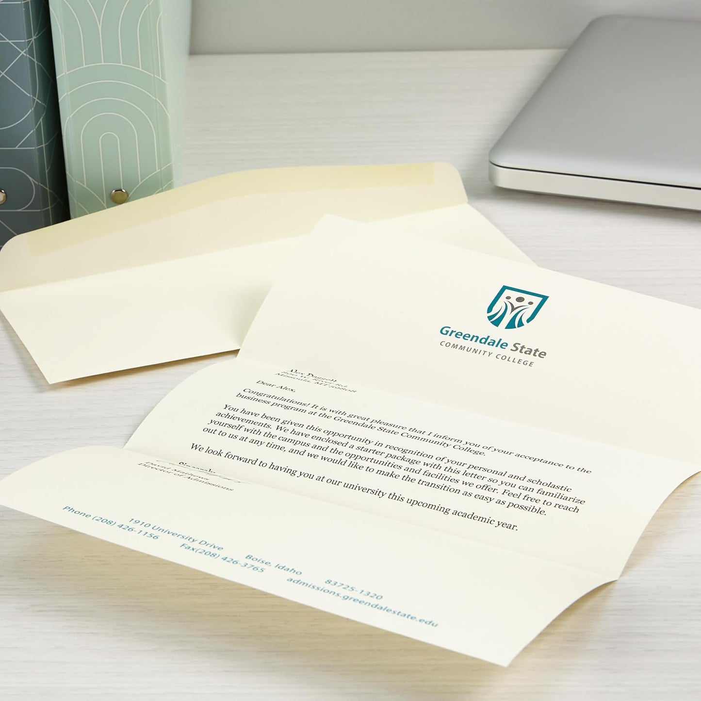 Southworth FSC Certified 55% Recycled 25% Cotton Linen Business Envelopes, #10 (4 1/8in x 9 1/2in), 24 Lb, Ivory, Box Of 250, J564-10