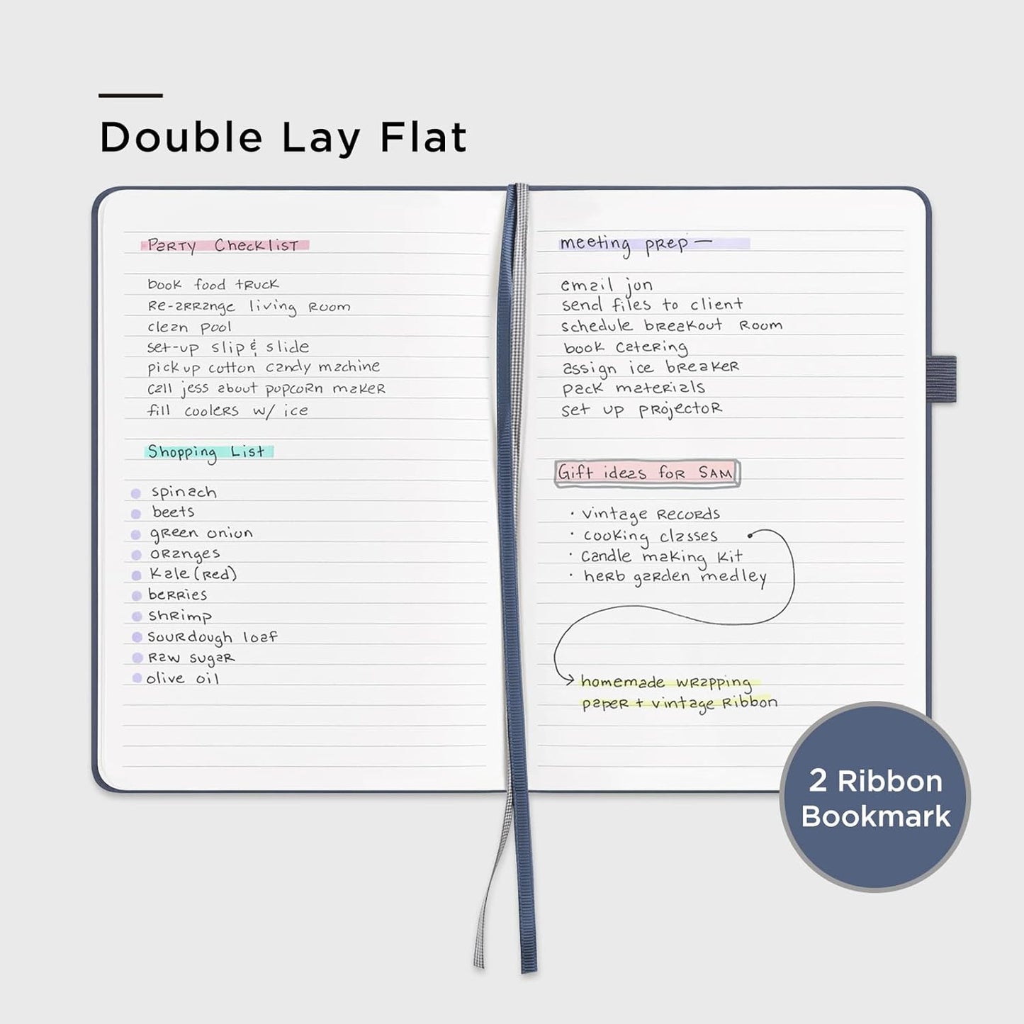 &And Per Se Lined Journal Notebook, 160 Pages, A5 5.7 x 8 inches College Ruled Thick Paper Notebook Journals for Writing, Hardcover Notebooks for Women Men Office School (1 Pack, Green) - Colors B