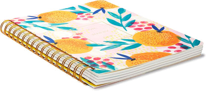 Compendium Spiral Notebook – Expect the Best Things to Happen Today – A Designer Spiral Notebook with 192 Lined Pages, College Ruled, 7.0" W x 9.25" H