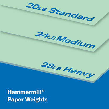 Hammermill Colored Paper, 20lb Pink Printer Paper, 8-1/2 x 11- 1 Ream (500 Sheets) - Made in the USA, Pastel Paper, 103382R