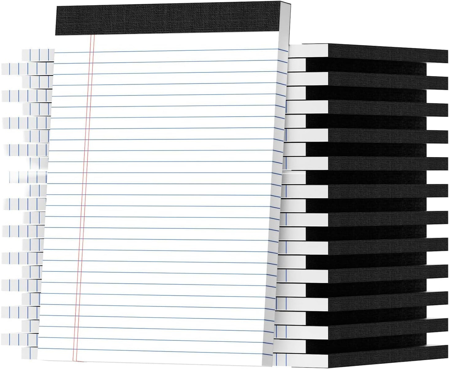 Legal Pads 8.5 X11, Narrow Ruled Notepads, 2 Pack, 50 Sheet/Pad, White Legal Pads, Tear Off Notepad, Perforated Writing Pad, Notebook Paper College Ruled, Notepads for Office Home School, Notepad