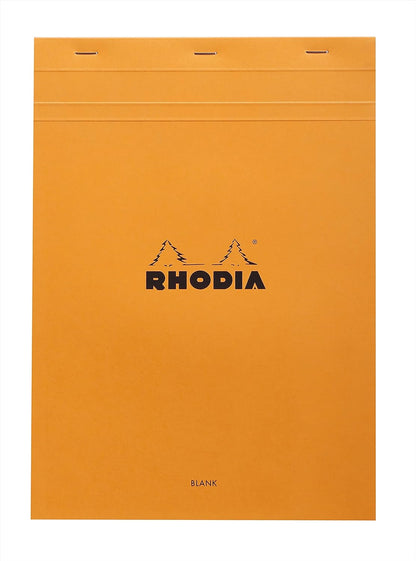 Rhodia Notepad, No18 A4, Lined - White, 8 1/4"" x 11 3/4""" (18601C)