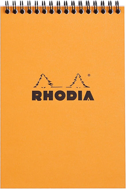 Rhodia Wirebound Pad 8.25x11.75, Lined, Orange