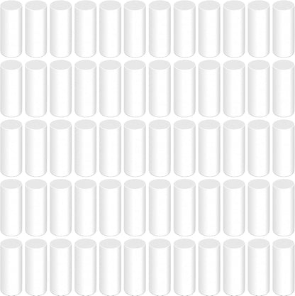50 Pcs Mechanical Pencil Eraser Refills, White Refill Erasers for Propelling Pencils, Universal Traceless Eraser Replacement for Office Notebook Drafting
