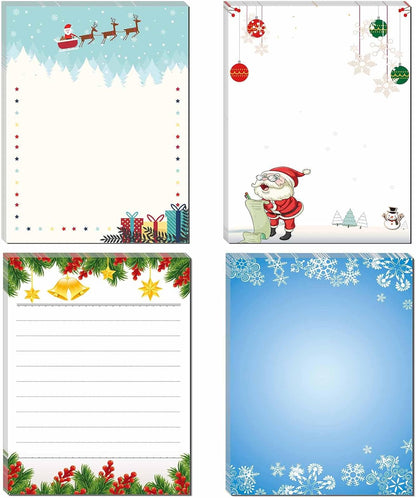 DUGUTUL 4 Funny Novelty Memo Pads,4 x 5.5 in(10x14cm),200 sheets,Coworker Gifts for Women,Funny Notepads for Office,Women Office Note Pad,Perfect Novelty gift for Boss,Coworker,Friend or Family(A)