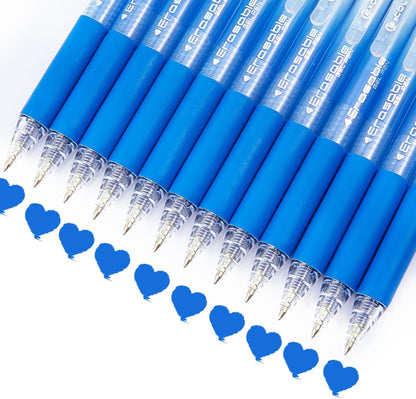 Retractable Erasable Gel Pens Clicker,Fine Point 0.7mm Smooth Writing Pens,Cute Pens For Writing Journaling Taking Notes School Office Home. (12 Colors)