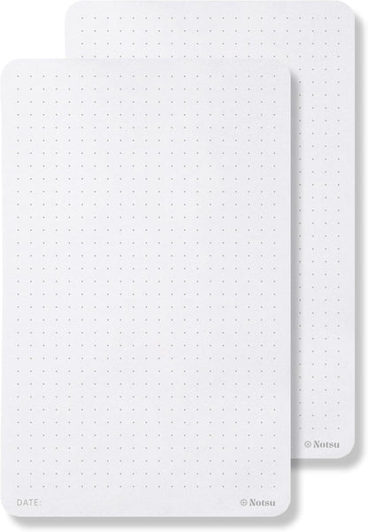 Notsu Graph Notepads 11 x 17 inch | Large Graphing Double Sided Drafting Pads with 1/4" Quad Grid Premium Thick Paper 120gsm